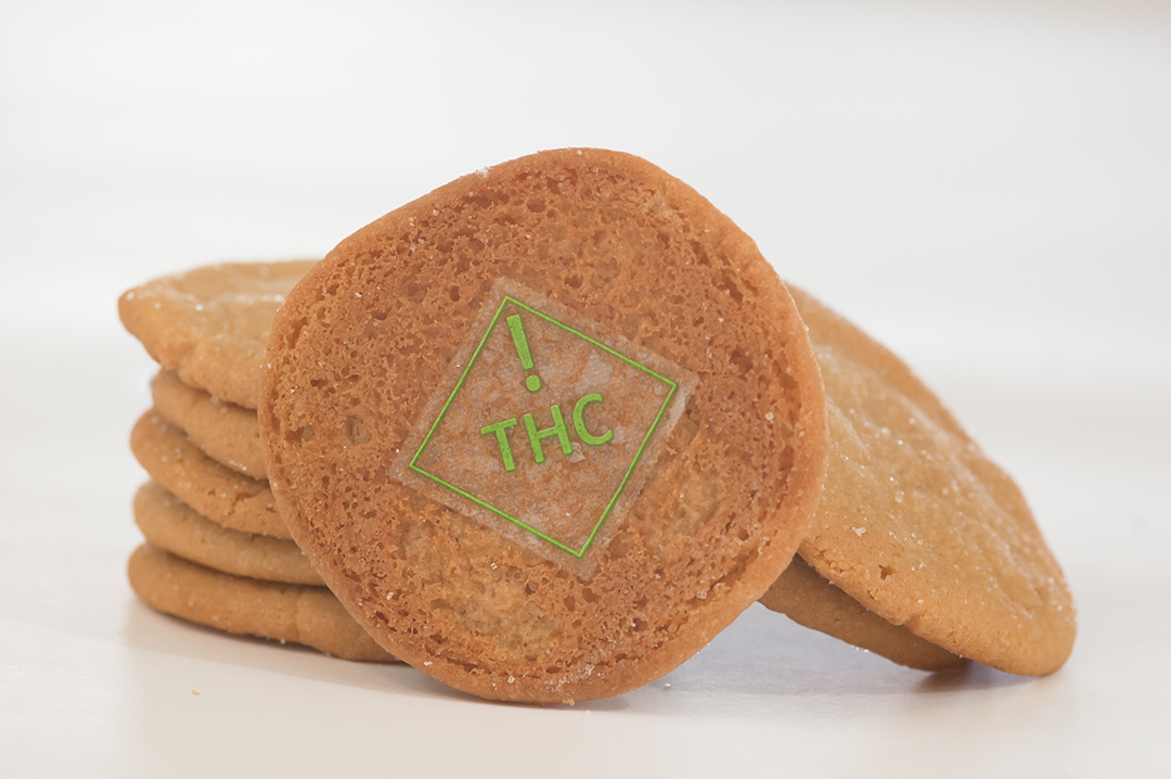 Cookies marked with green ! THC diamond symbols