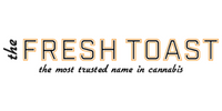 a logo that says "the fresh toast - the most trusted name in cannabis"